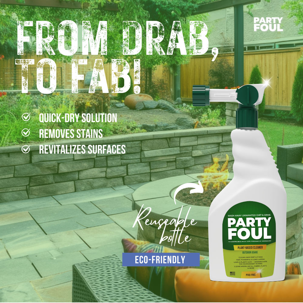 Party Foul 32oz Outdoor Cleaner 3-Pack